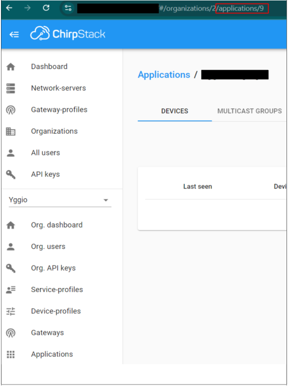 ChirpStack Application